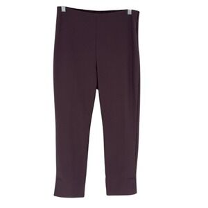 Vince Mauve Cropped Slim‎ Pants Size L Italian Fabric Modern Minimalist Style
